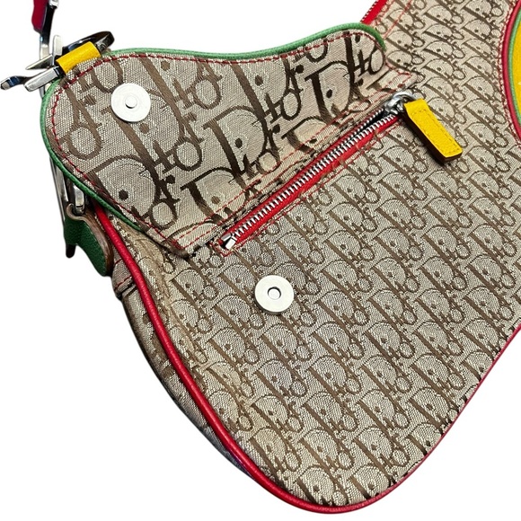 Dior Multicolor Crossbody Bag with Yellow Accent - Picture 5 of 13